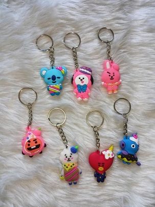 BT21 KEYCHAIN || RM Suga Jin Jimin V JK JHope || BTS Keychains