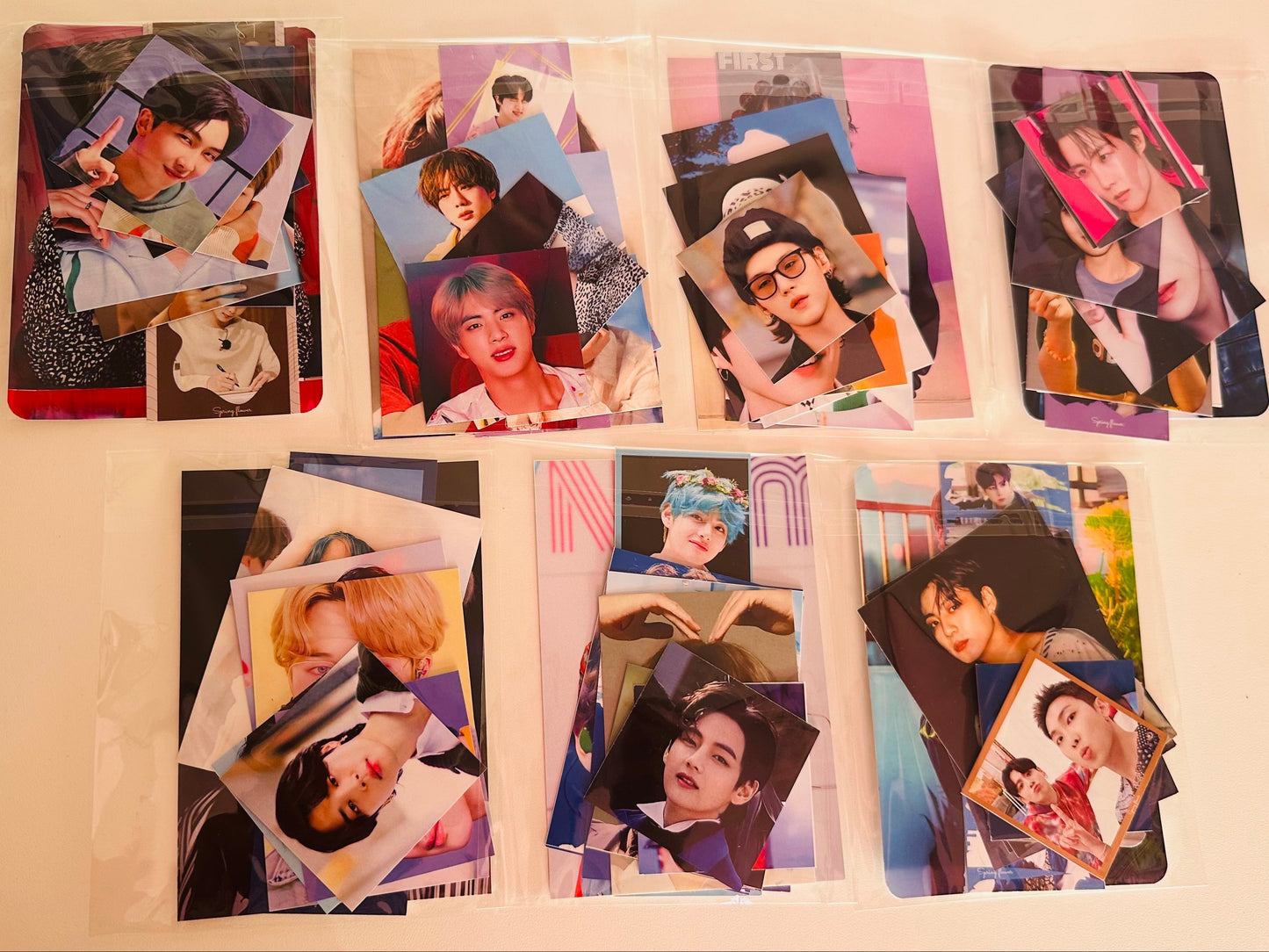 Custom K-Pop Stationery Bias Gift Set | Handmade Fan Pack | Purple Idol Collection.