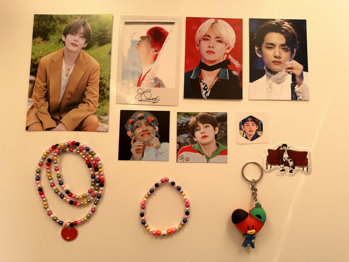 Custom K-Pop Stationery Mystery Gift Set | Handmade Fan Pack | Purple Idol Collection