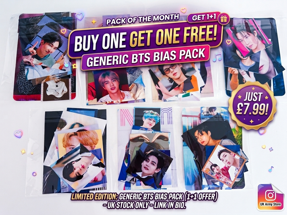 Custom K-Pop Stationery Bias Gift Set | Handmade Fan Pack | Purple Idol Collection.