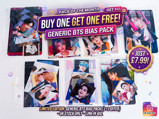 Custom K-Pop Stationery Bias Gift Set | Handmade Fan Pack | Purple Idol Collection.