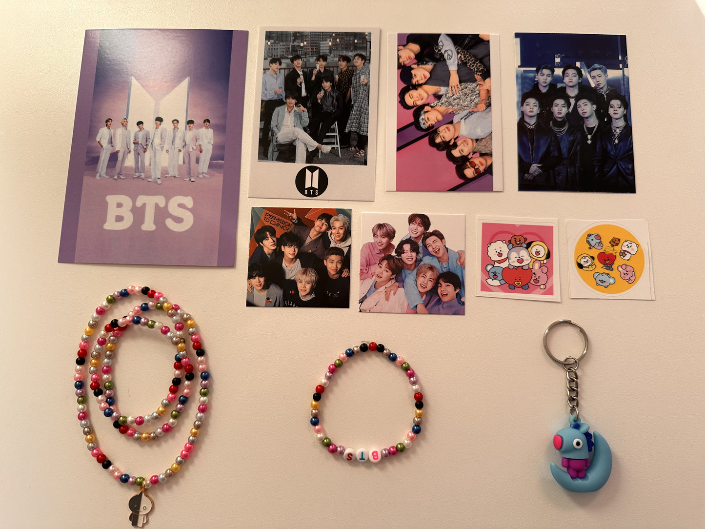 Custom K-Pop Stationery Mystery Gift Set | Handmade Fan Pack | Purple Idol Collection