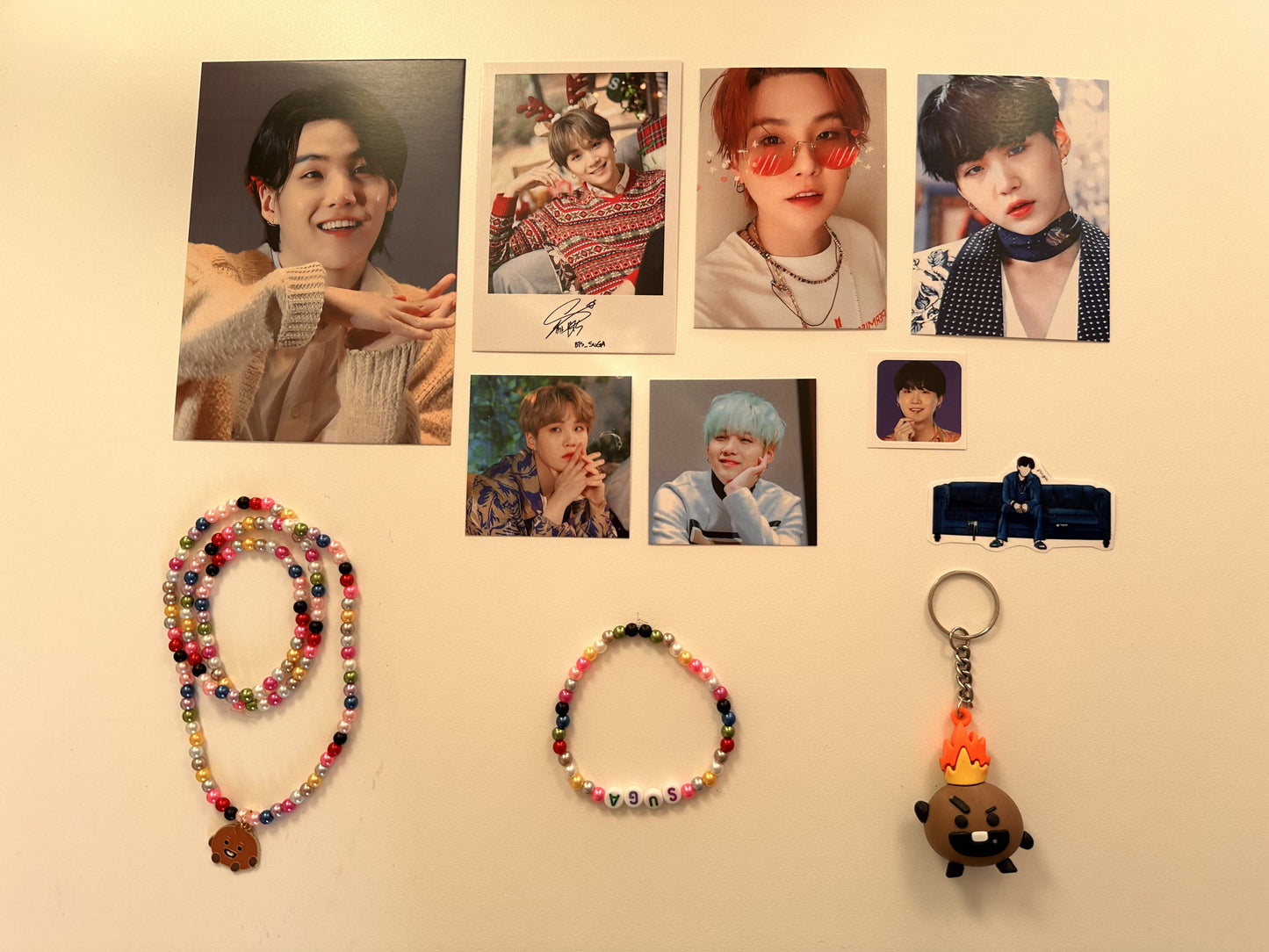 Custom K-Pop Stationery Mystery Gift Set | Handmade Fan Pack | Purple Idol Collection