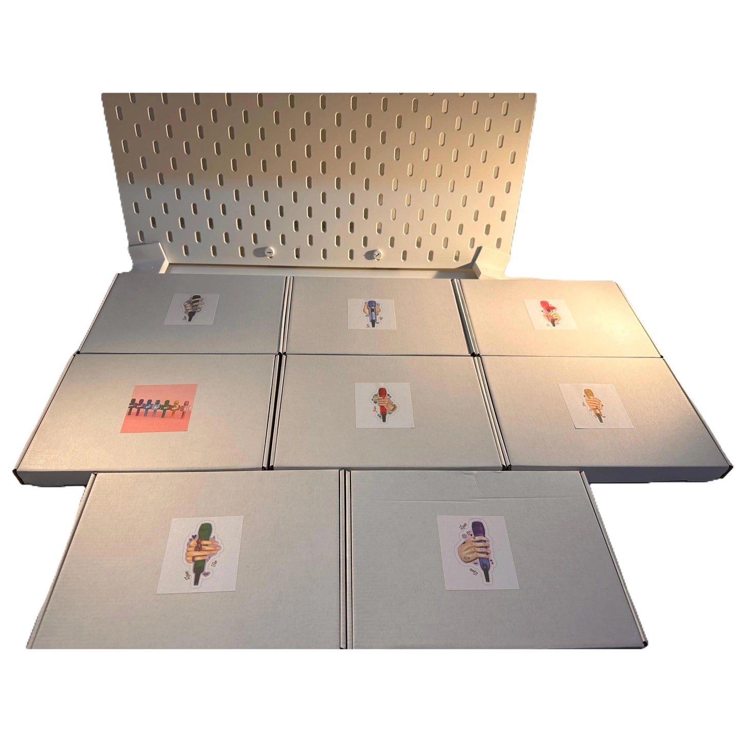 BTS Bias Gift Pack || Poster, Photocards, Square Cards, Sticker, Keychain, Bracelet, Neckchain