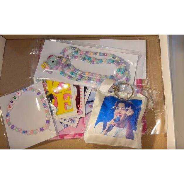 BTS Bias Gift Pack || Poster, Photocards, Square Cards, Sticker, Keychain, Bracelet, Neckchain