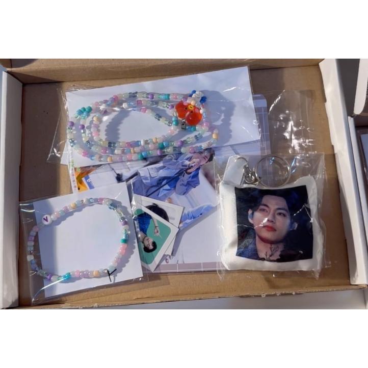BTS Bias Gift Pack || Poster, Photocards, Square Cards, Sticker, Keychain, Bracelet, Neckchain